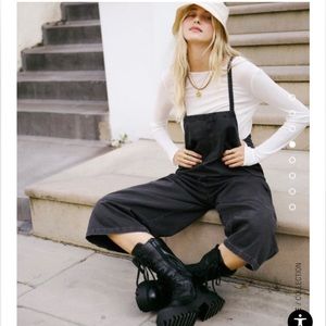 Zara cropped pocket jumpsuit